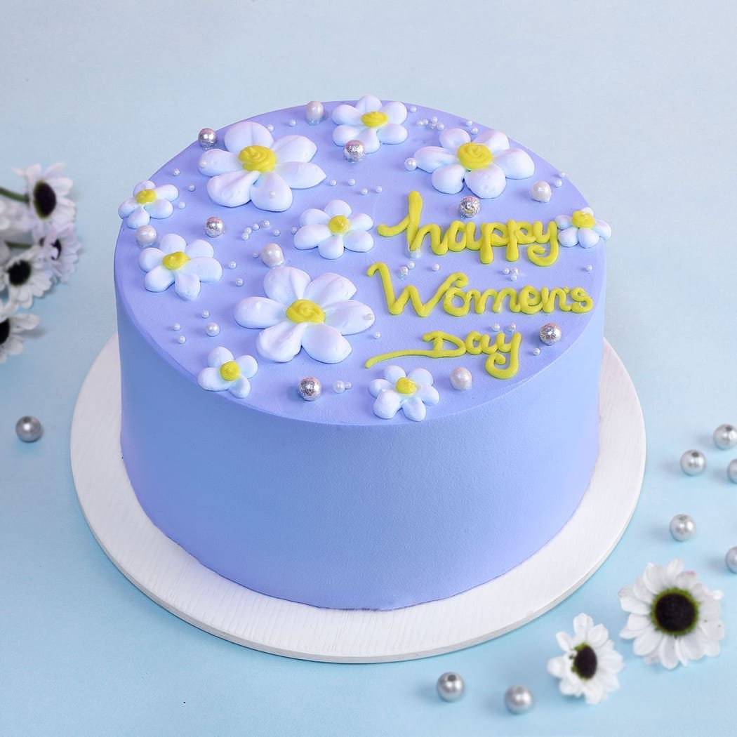 Happy Women's Day Special Icing Cake Half kg : Gift/Send Single Pages Gifts  Online HD1155518 |IGP.com
